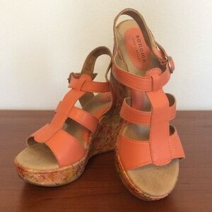 Sonoma Stacie Blossom Wedge Strappy Sandals Sz-6.5